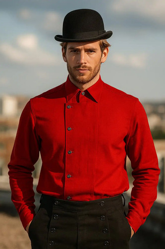 Chemise lin boutons - chemise,