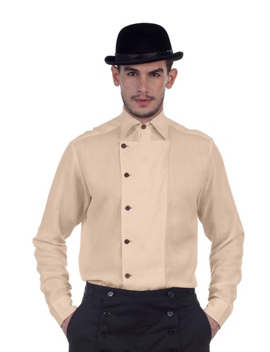 Chemise lin boutons - en, à