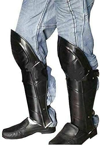 Ensemble armure jambe acier
