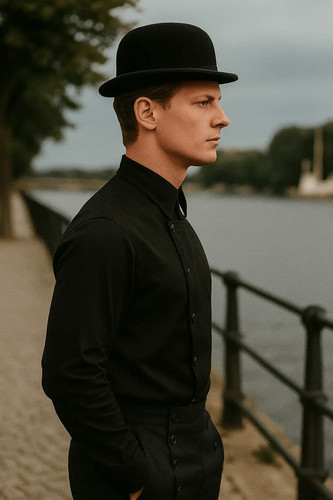Chemise lin boutons - en, à